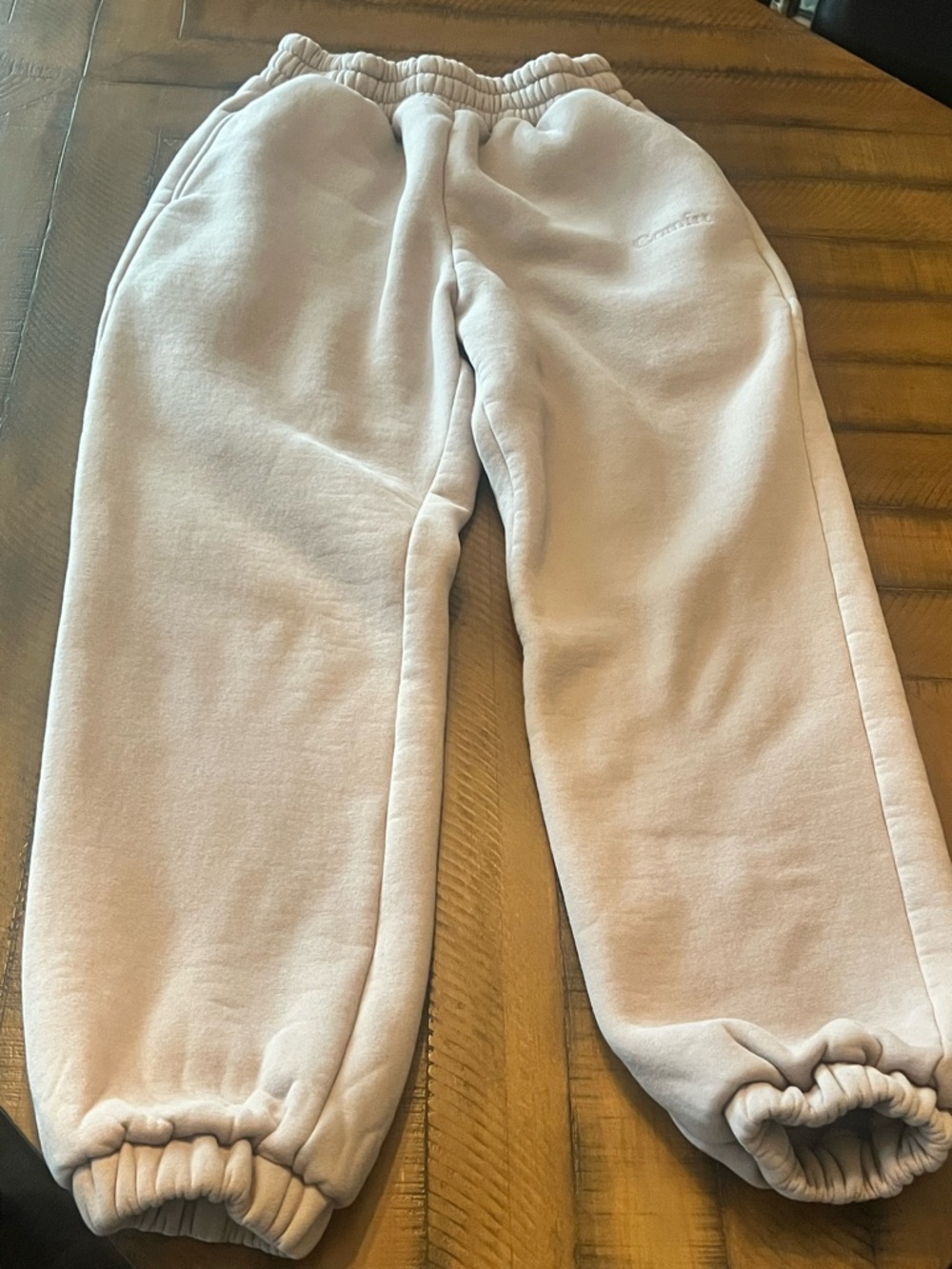 Comfrt Signature Sweatpants size medium beige